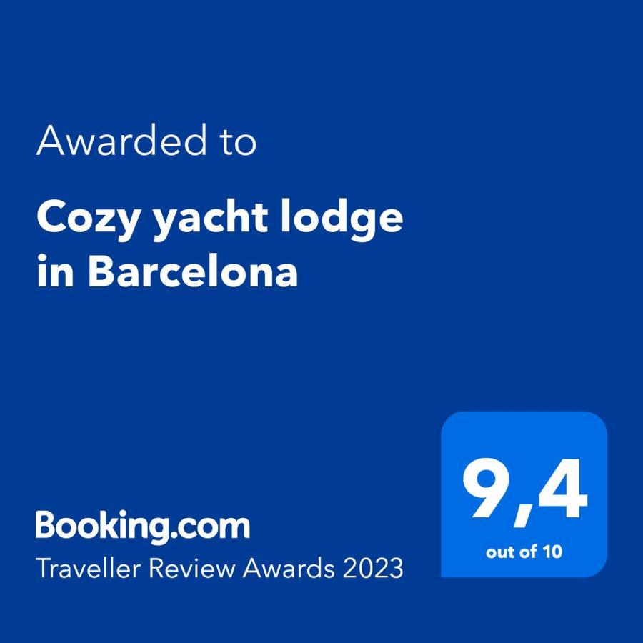 Cozy yacht lodge in Barcelona Sant Adria de Besos Exterior foto